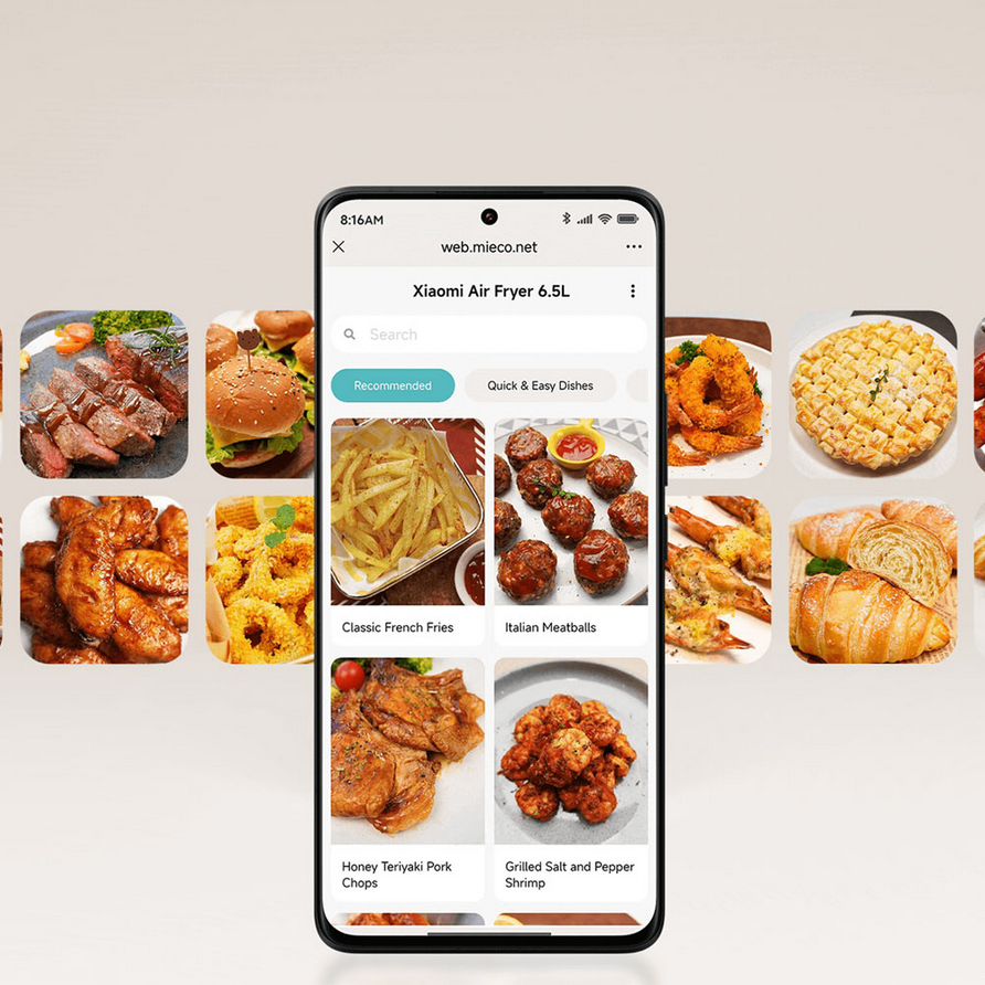 سرخ کن بدون روغن (هواپز) 6 لیتری شیائومی مدل Xiaomi Air Fryer 6.5L MAF-W6501
