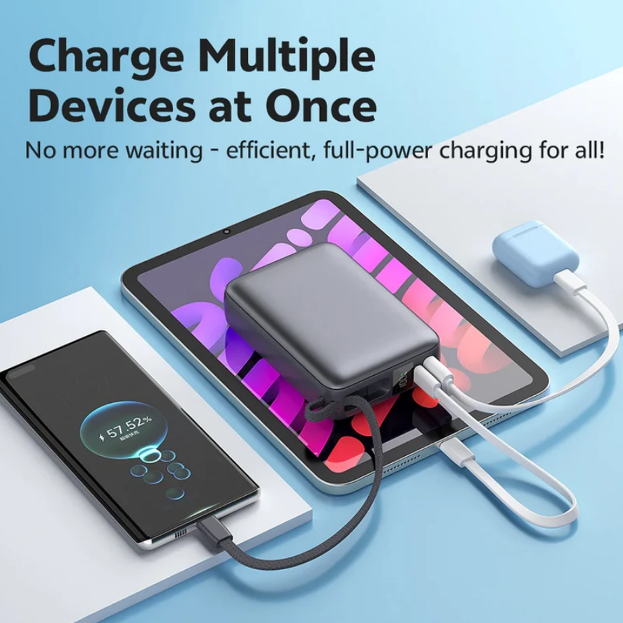 پاوربانک شیائومی کیو سی وای مدل QCY PB20A 20000mAh Power Bank