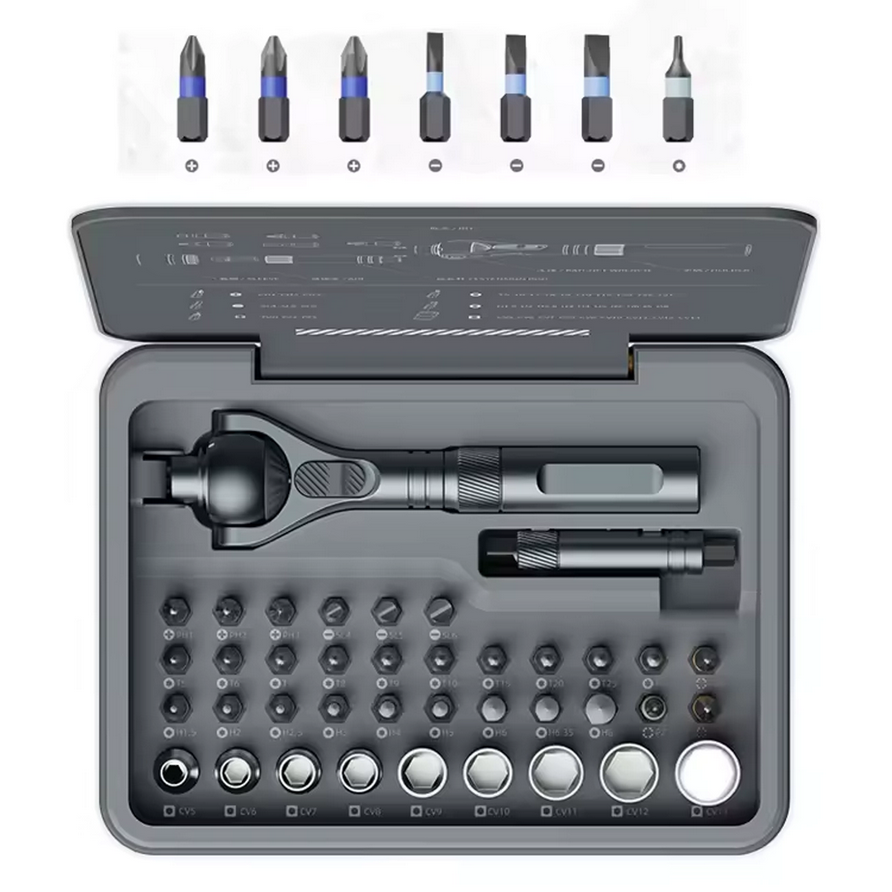 ست آچار بوکس و پیچ‌گوشتی شیائومی دوکا مدل Duka ATuMan RS2 40-in-1 Ratchet Screwdriver Set