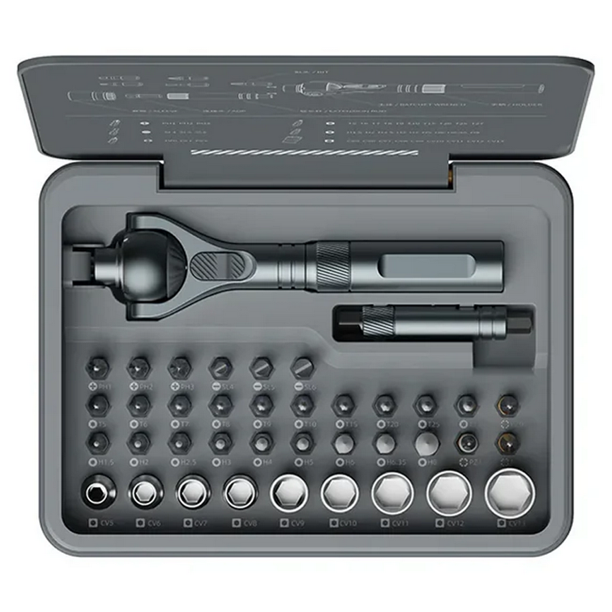 ست آچار بوکس و پیچ‌گوشتی شیائومی دوکا مدل Duka ATuMan RS2 40-in-1 Ratchet Screwdriver Set