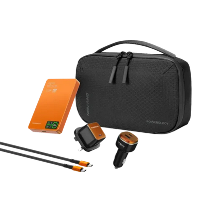 پک مسافرتی پاورولوژی مدل Powerology Nirvano 5-In-1 Power Travel Kit