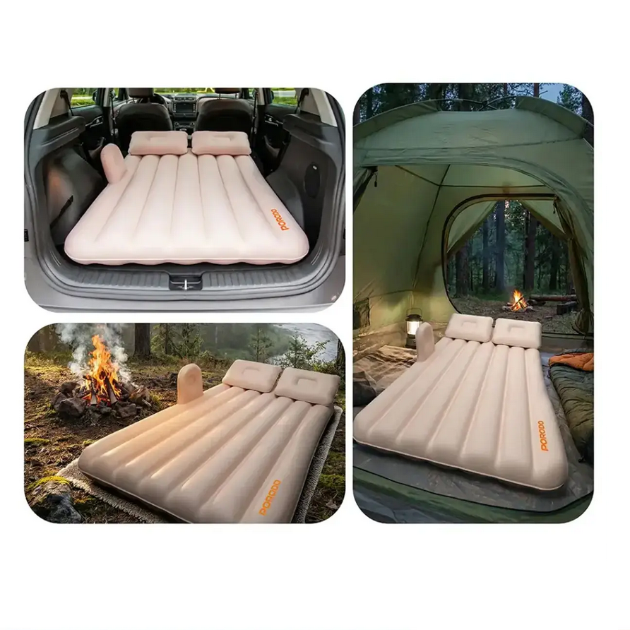 تشک بادی خودرو پرودو مدل Porodo Inflatable Car Backseat Air Mattress PDLFST056BG