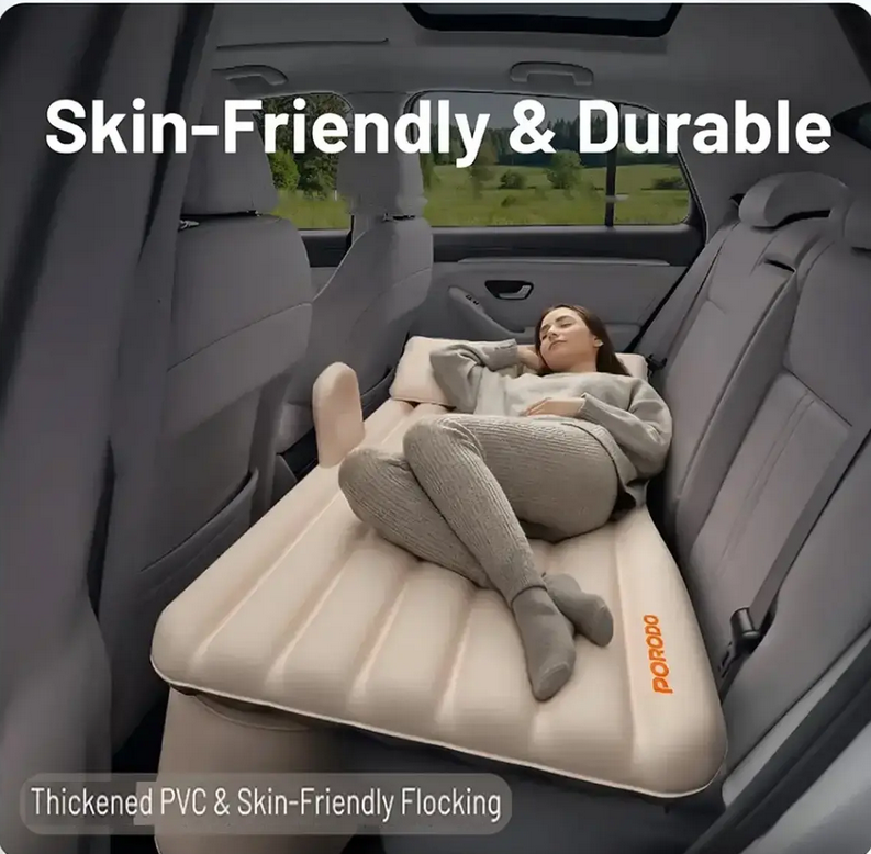 تشک بادی خودرو پرودو مدل Porodo Inflatable Car Backseat Air Mattress PDLFST056BG