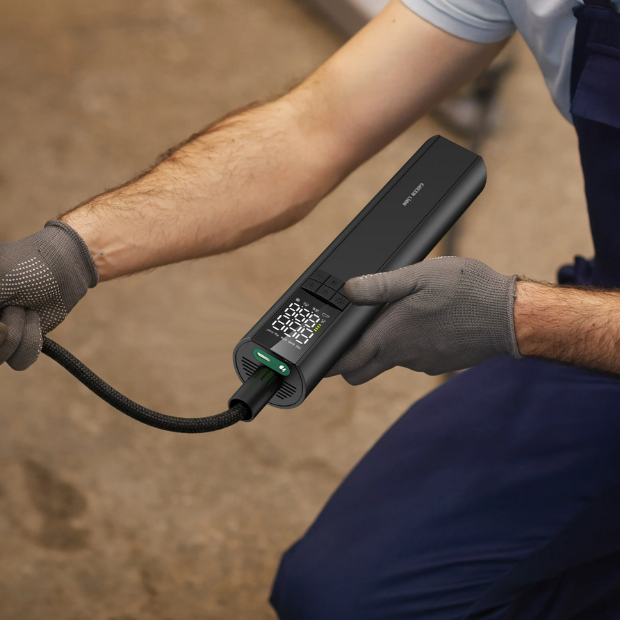 پمپ باد شارژی گرین لاین مدل Green Lion GL-A3 Tire Inflator GNGLA3TINFBK