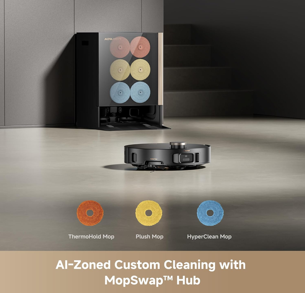 جارورباتیک مووا مدل MOVA Mobius 60 Robot Vacuum