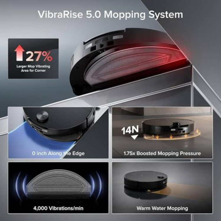 جارو رباتیک شیائومی روبوراک مدل Roborock Saros 20 Sonic Robot Vacuum