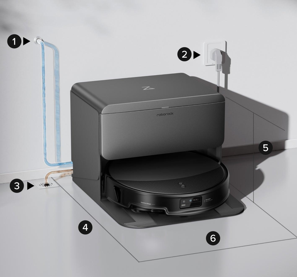 جارو رباتیک شیائومی روبوراک مدل Roborock Saros 20 Sonic Complete Robot Vacuum