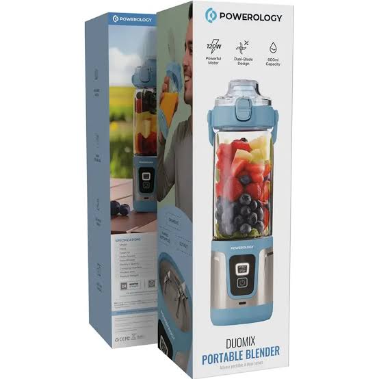 مخلوط کن (شیکر) پاورولوژی مدل Powerology Duomix Portable Blender