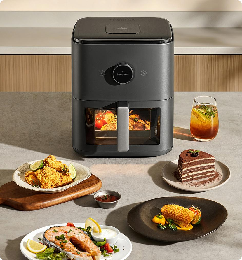 سرخ کن بدون روغن (هواپز) 7 لیتری شیائومی میجیا مدل Mijia Smart Steam Air Fryer 7L