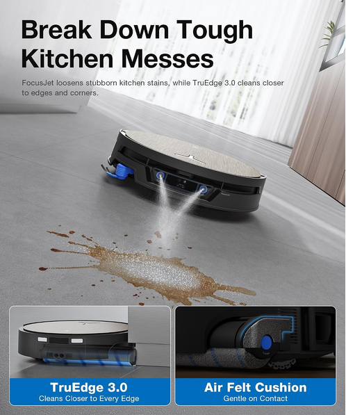 جارو رباتیک اکووکس مدل Ecovacs Deebot X12S OmniCyclone Robotic Vacuum