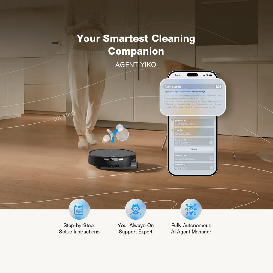 جارو رباتیک اکووکس مدل Ecovacs Deebot T90 Omni Robotic Vacuum