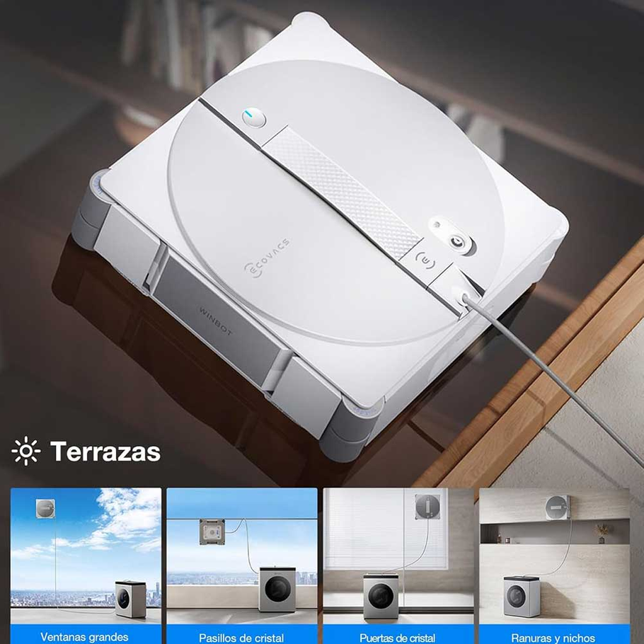 شیشه شوی رباتیک اکووکس مدل Ecovacs Winbot W3 Omni Window Cleaning Robot