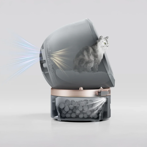 ظرف خاک گربه هوشمند مووا مدل Mova MeowgicPod LR10 Prime
